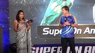 Legendary cricketer Jonty Rhodes felicitates the winners of the Montra Super League at a grand event [upl. by Nosmoht]