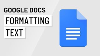 Google Docs Formatting Text [upl. by Anihcak]