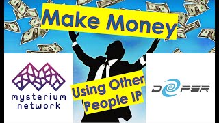 How To Make Money In Mysterium Network Sharing Other People IP Address Using Deeper Connect Network [upl. by Sukramal]