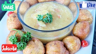 Guyanese Pholourie with Mango SourMango Dipping Sauce on Fireside  Recipe in Description [upl. by Sheedy479]