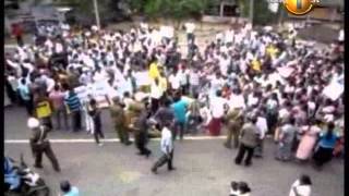 NewsfirstProtest in Kanthale [upl. by Ecnarretal275]