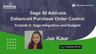 Sage 50 POC  Demo 6  Purchase Order Control Sage Integration and Budgets [upl. by Maison741]