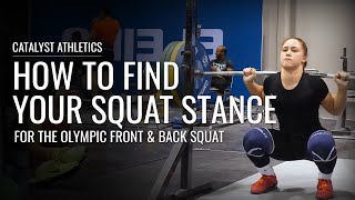 Find Your Squat Stance for the Olympic Squat [upl. by Bramwell]