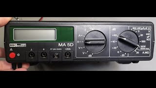 BBC Goerz Metrawatt MA 5D Digital Multimeter Messgerät test Teardown [upl. by Terry]