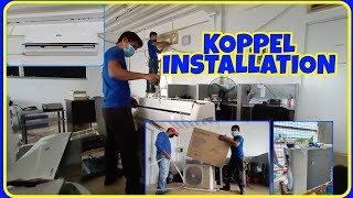 KOPPEL INVERTER Floor Mounted Aircon Cleaning  Tutorial [upl. by Flight]