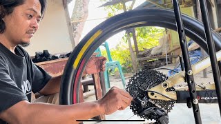 Tips Setting RD Shimano XT sepeda Polygon siskiu D7 [upl. by Aissela]