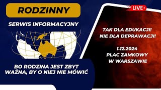 Protesty rodziców zamrożenie 800 plus i wolna Wigilia – Rodzinny Serwis Informacyjny 29112024 [upl. by Annabela]