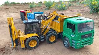 JCB Dumper video toys tractor trolley toys for kids  jcb tractor video tractor trolley tractors [upl. by Yaresed]