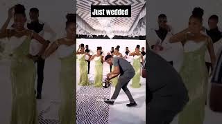 Just wedded fashion weddingandreceptioninsameroom weddingideas wedding [upl. by O'Toole]