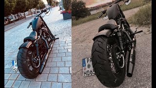 Harley Davidson Sportster 883 iron custom  walk around [upl. by Nelaf]