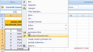 Microsoft Excelde İşlemi Tersine Çevirme [upl. by Nedearb]