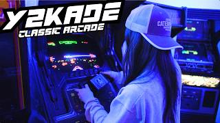 I visited one of LAs LARGEST ARCADE COLLECTIONS Y2Kade Classic Arcade [upl. by Ilene333]