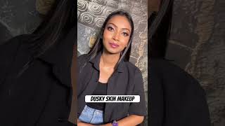 Dusky Skin Makeup Look  Transition Makeup Look  makeuplover transitionqueen duskyskinmakeup [upl. by Nitnelav956]