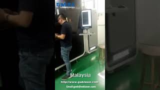 Malaysia LF3015GA 2000W Fiber Laser Cutting Machine [upl. by Nanji]