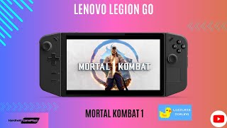 Legion Go Mortal Kombat 1  native performance amp Lossless Scaling LSFG 20 [upl. by Lilla]