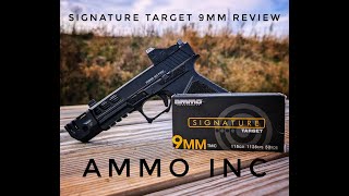 Ammo Inc Continues To Impress  Lets Review The 9mm Signature Target [upl. by Isadora424]