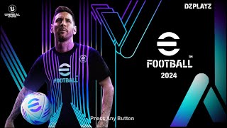 PES 2017  EFOOTBALL 2024 GRAFİK MENÜ YAMASI [upl. by Dammahum]