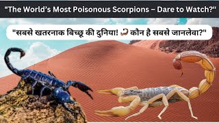 Deadliest Scorpions In The World  Scorpion Species Facts  Poisonous Scorpions Information [upl. by Anneirda]