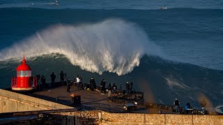 XXXL Nazare 4060 Surf January 8th 2022  Watch Live Surfline Cam Stream [upl. by Matthus]