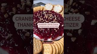 Cranberry Cream Cheese Appetizer [upl. by Vescuso648]