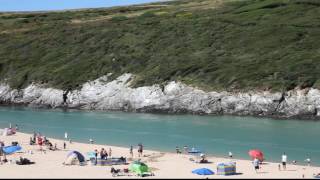 Crantock beach and The Gannel near Newquay [upl. by Aliahs822]