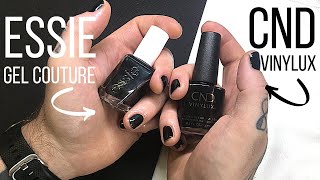 Essie GelCouture vs CND Vinylux Battle of the Brands [upl. by Pedro]