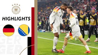 GoalFestival amp Wirtz Brace  Germany vs BosniaHerzegovina  Highlights Nations League [upl. by Sorazal]