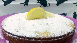 Torta caprese al limone  Ricetta facile e veloce [upl. by Ymmot890]