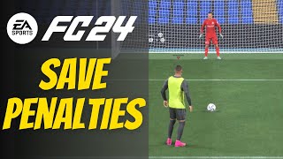 FC 24 How to Save Penalties in EA Sports FC 24  Penalty Shots [upl. by Mchale]