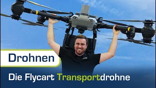 Riesige 90 kg DJI Drohne vorgestellt  Flycart 30 Drohne [upl. by Fleta]