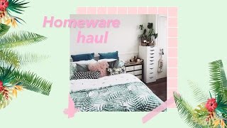 HOMEWARE HAUL  URBANOUTFITTERS TKMAXX ASDA amp MORE  itslinamar [upl. by Acie71]