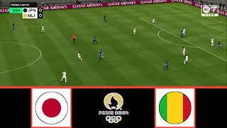 JAPAN U23 VS MALI U23  OLYMPICS 2024  ROUND 2  FOOTBALL LIFE 2024 [upl. by Nigam402]