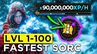 Lunar Awakening Speed LvL 1100  Fastest Sorc in Season 3 Diablo 4 [upl. by Nilla483]