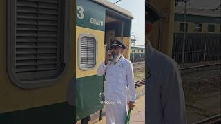 Guard Zahid Najeeb Sahab Is Ready To Give Depart Signal For Safari Special Train  shorts ytshorts [upl. by Jorrie]