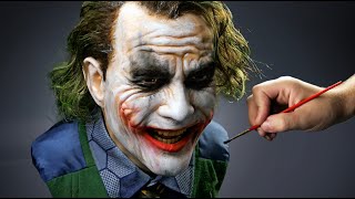 The Joker Sculpture Timelapse  The Dark Knight [upl. by Leasa758]