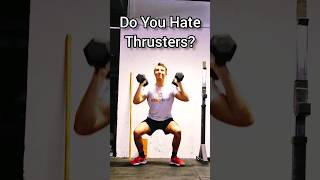 How To Stop Hating Thrusters Easy Tips Thrusters crossfit fitness [upl. by Brooke939]