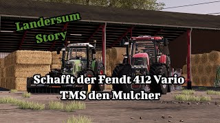 Maisstoppeln Mulchen mit Fendt 412 Vario TMS LS22 Landersum Story 66 [upl. by Lilian]