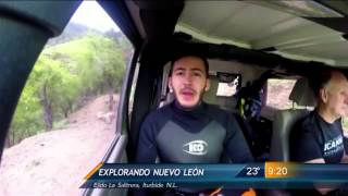 Las Noticias  Explorando Nuevo León realizando tres rapeles [upl. by Nywled888]