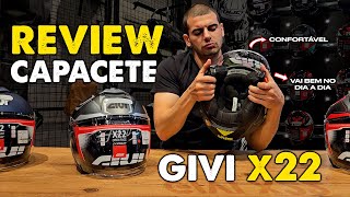 REVIEW DO CAPACETE GIVI X22  MOTOSPRINT [upl. by Yenettirb]