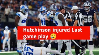 Hutchinson injured 😢  Hutchinsons fan very sad moments [upl. by Einhpad]