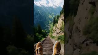 Riding a Rail Bike through the Alps 🚴‍♂️  A Thrilling Journey in Nature [upl. by Halona]