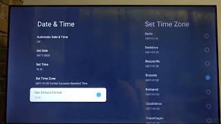 Datum und Uhrzeit auf TCL Smart TV einstellen [upl. by Anayra]