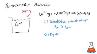 Precipitation and Gravimetric Analysis [upl. by Eilarol]