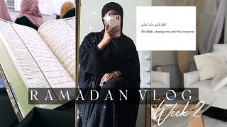 RAMADAN VLOG WEEK 2  Masjid Hopping Late Night Reflections Skincare Routine Dollhouse Tour [upl. by Waddle]