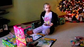 Sophia Opening Xmas Presents 2010 [upl. by Shewmaker]