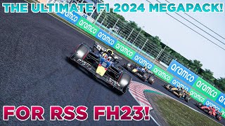 The Ultimate F1 2024 MEGAPACK For RSS Formula Hybrid 2023 [upl. by Htevi]