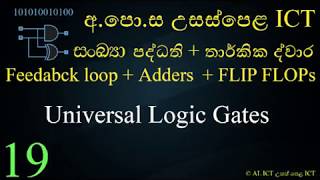 19  Universal Logic Gates [upl. by Deeas]