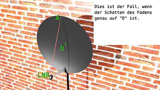 Satellitenschüssel einfach ausrichten [upl. by Narda]