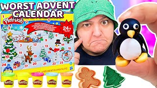 The LAZIEST Advent Calendar Award Goes to Play Doh Advent Calendar 2022 [upl. by Ardnassac290]