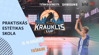 Praktiskās estētikas skola  Alfrēda Kraukļa piemiņas basketbola turnīrs [upl. by Enilecram970]